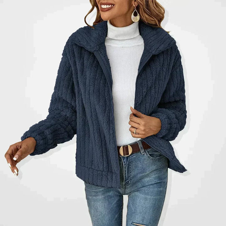 Roberte | Veste pelucheuse zippée