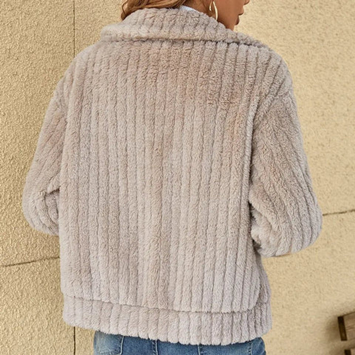 Roberte | Veste pelucheuse zippée